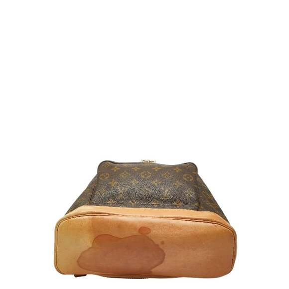 LOUIS VUITTON Authentic Brown Monogram Leather Backpack main image 10